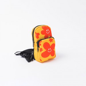 Smiley Crossbody Bag (Orange)