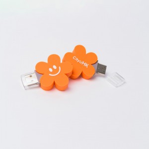 Smiley USB Drive 128GB (Orange)