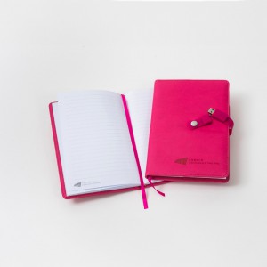 A5 PU leather notebook with 8GB USB